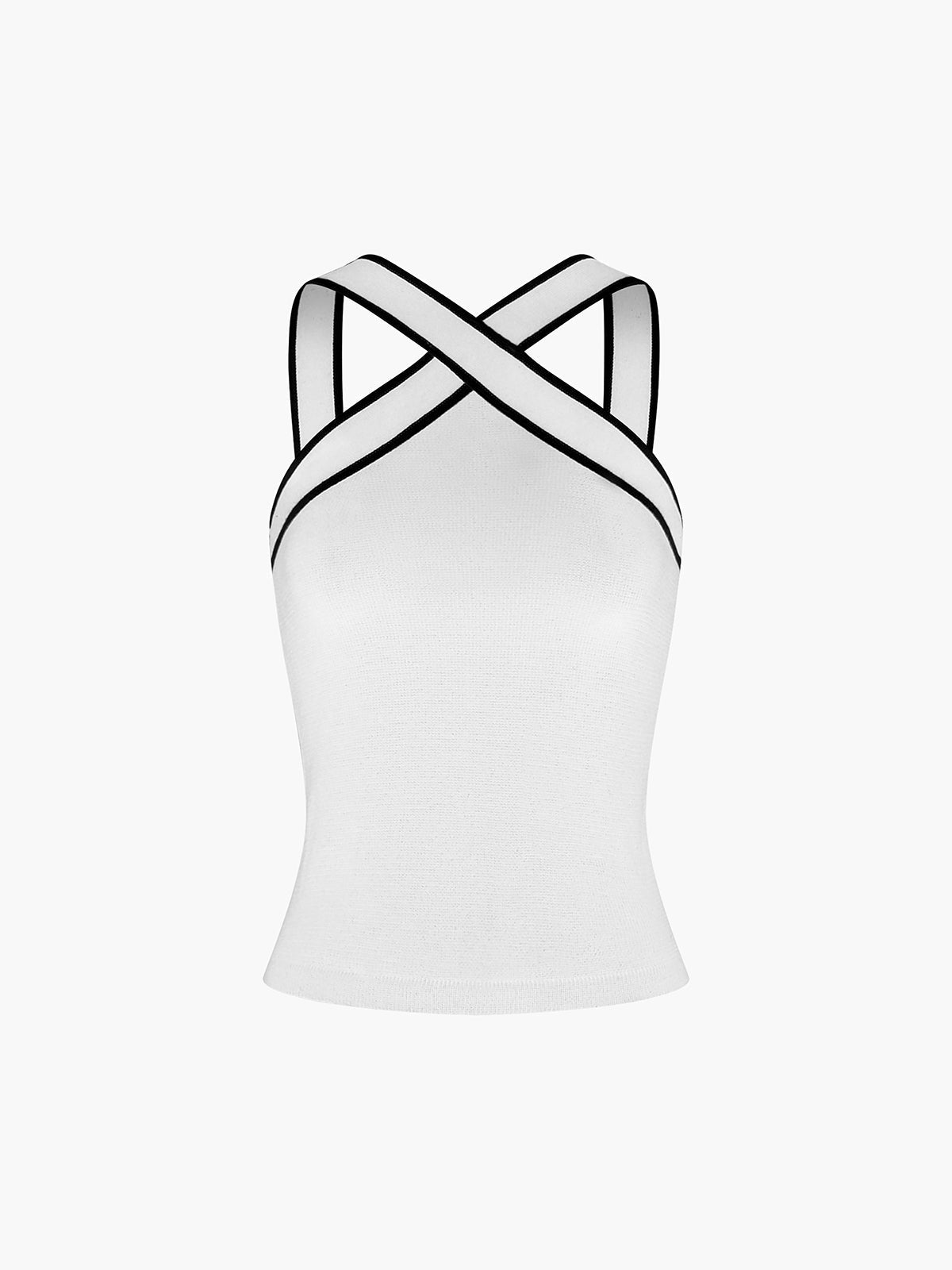 Hannah Crossed Design Tank Top