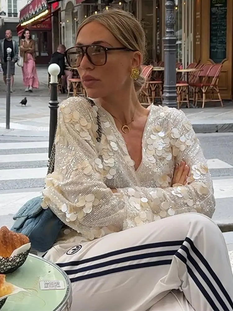 Rhea Sparkling Blouse