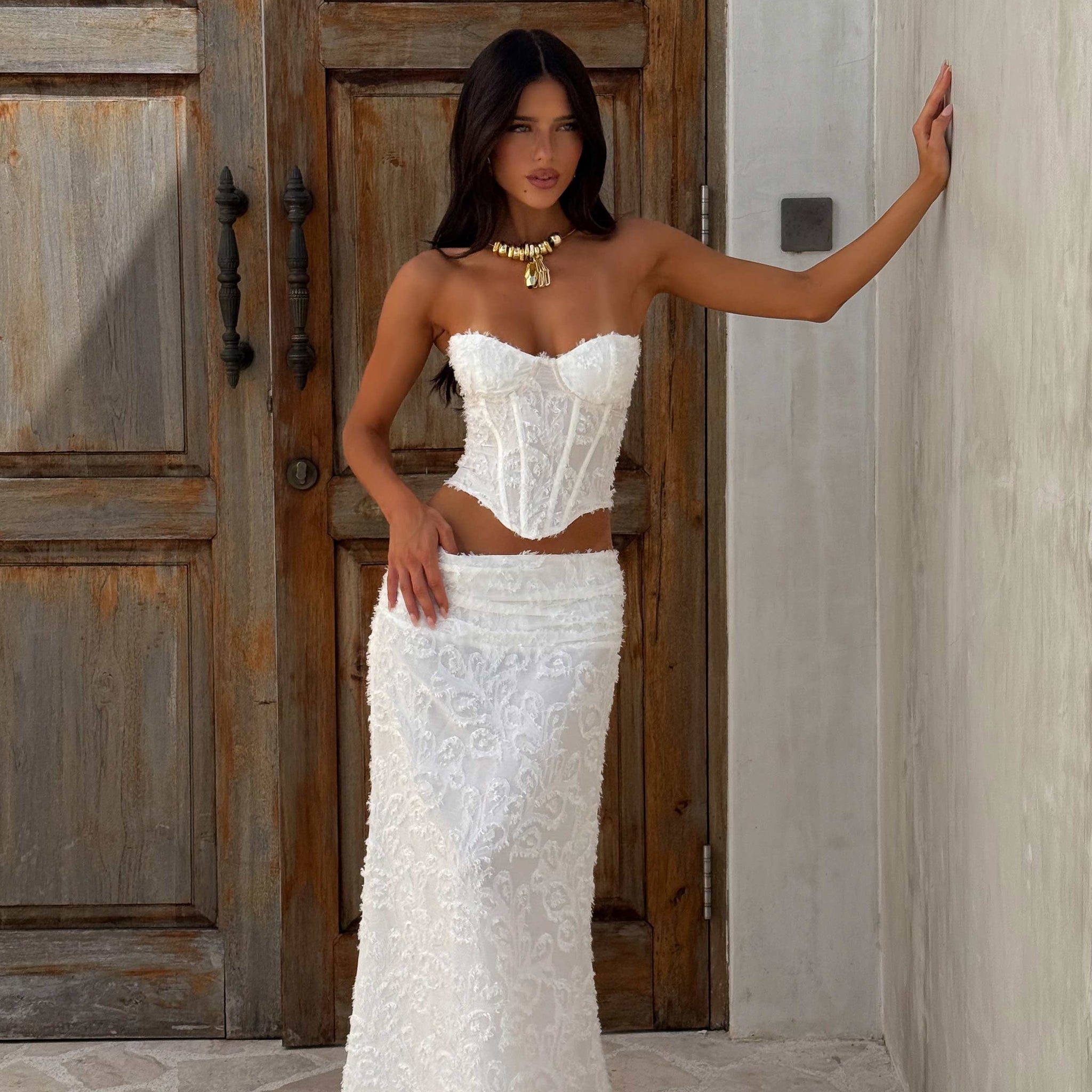 Celeste Lace Maxi Skirt