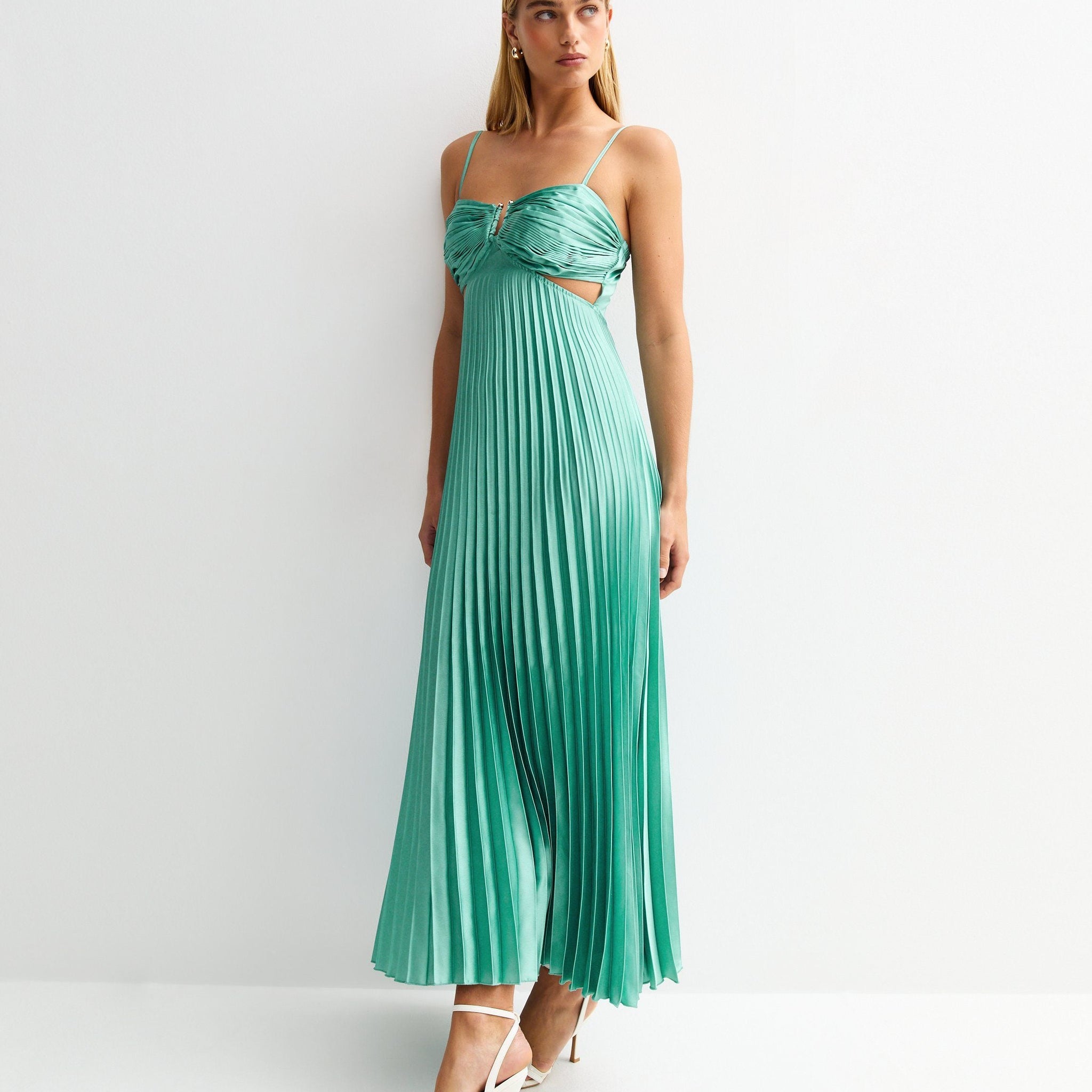 Ocean Blue Midi Dress