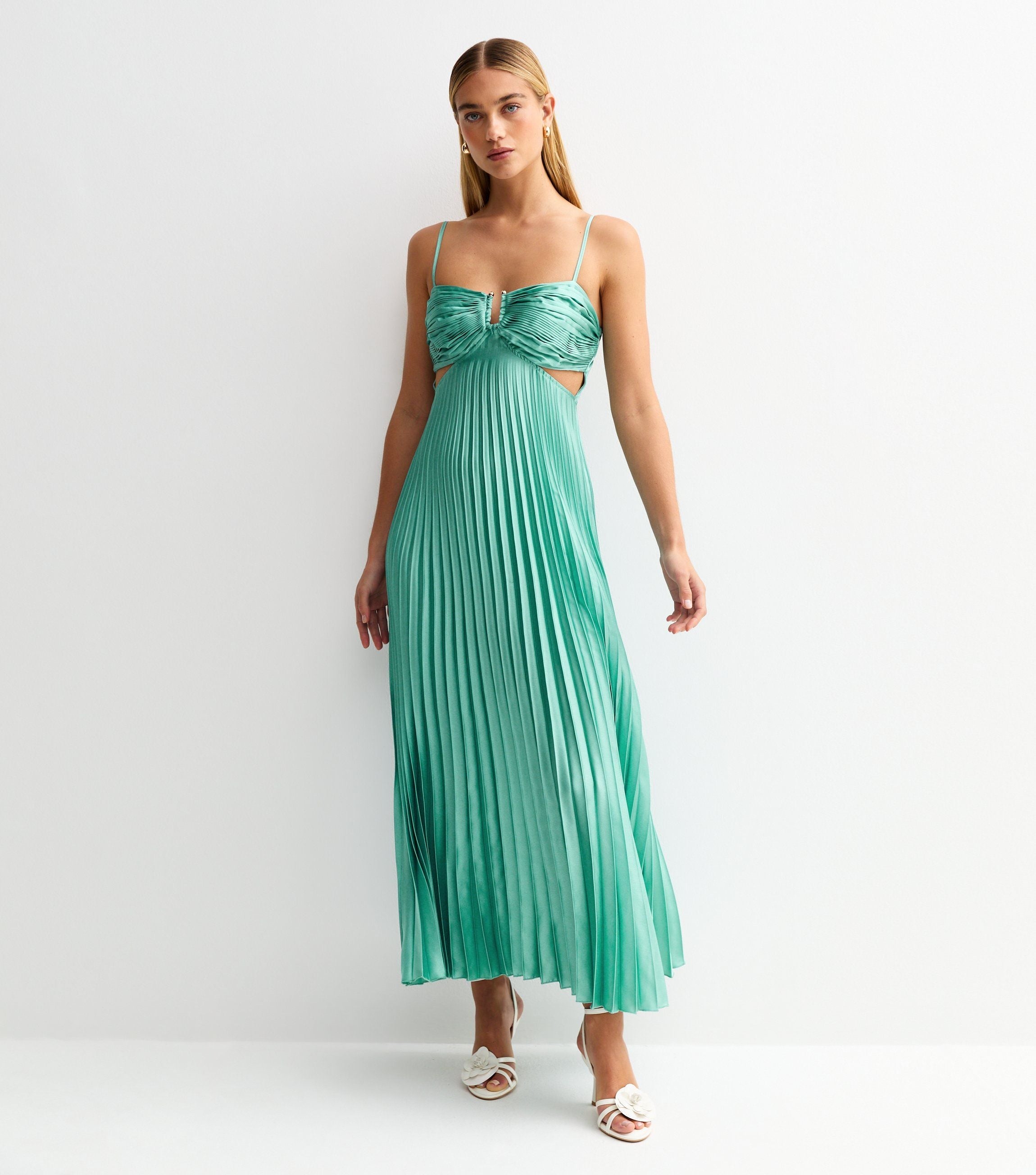 Ocean Blue Midi Dress